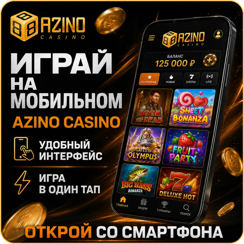 Мобильная регистрация на Azino 888